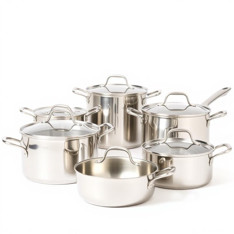 Tri-Ply Stainless Cookware Set (10pc)